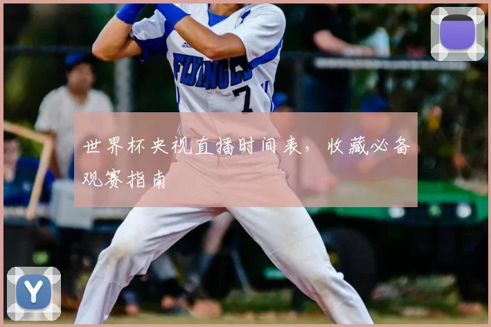 世界杯央视直播时间表，收藏必备观赛指南